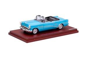 BUICK CENTURY 2-DOOR CONVERTIBLE 1954 MALIBU BLUE СИНИЙ С СЕРЫМ ИНТЕРЬЕРОМ — фото 10