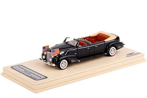 CADILLAC SERIES 90 V16 PRESIDENTIAL LIMOUSINE QUEEN MARY 1938 ЧЕРНЫЙ