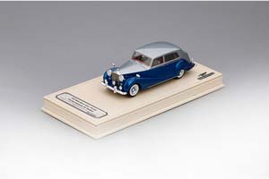 ROLLS-ROYCE SILVER WRAITH TOURING LIMOUSINE HJ MULLINER 1952 СЕРЕБРИСТЫЙ С СИНИМ — фото 4