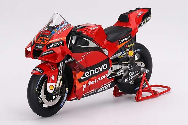 DUCATI DESMOSEDICI GP22 63 MOTO GP 2022 FRANCESCO BAGNAIA WORLD CHAMPION / DUCATI DESMOSEDICI