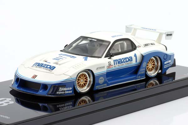 MAZDA RX-7 LB-SUPER SILHOUETTE IMSA #1 WHITE / BLUE / МАЗДА RX-7 ЛБ-СУПЕР СИЛУЭТ ИМСА БЕЛЫЙ СИНИЙ
