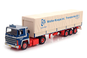 SCANIA LBT 141 WOLTER KOOPS 1976 BLUE/RED — фото 1