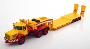 BERLIET TB 015 M3 6X4 FLATBED 1960 YELLOW RED