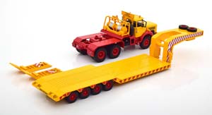 BERLIET TB 015 M3 6X4 FLATBED 1960 YELLOW RED — фото 2