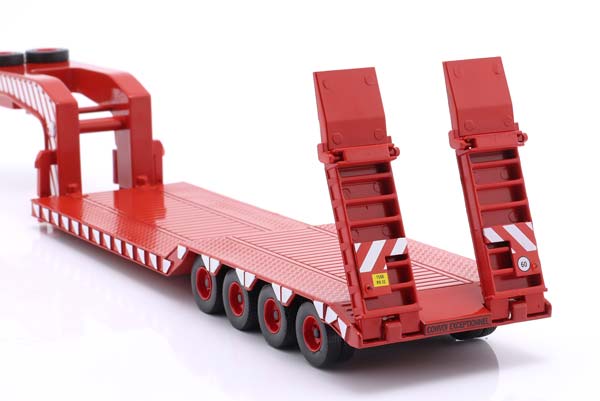 BERLIET TB 015 M3 6X4 LOW LOADER YEAR 1967 RED / WHITE / БЕРЛИЕ ТБ 015 M3 6X4 ЛОВ ЛОАДЕР КРАСНЫЙ БЕЛЫЙ — фото 5