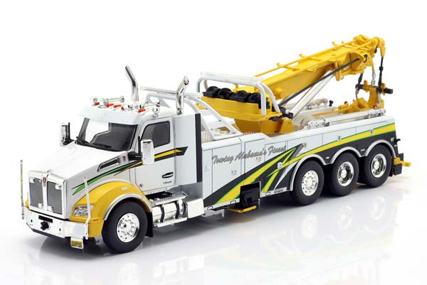 KENWORTH T880 WRECKER 2018 WHITE / YELLOW / КЕНВОРТ T880 ВРЕКЕР БЕЛЫЙ ЖЕЛТЫЙ