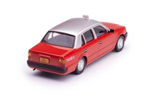 TOYOTA CROWN TAXI HONG KONG 1995 RED/SILVER — фото 4