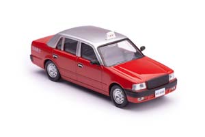 TOYOTA CROWN TAXI HONG KONG 1995 RED/SILVER — фото 7