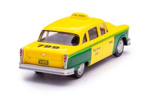CHECKER A11/A12 SAN-FRACISCO TAXI 1980 ТАКСИ САН-ФРАНЦИСКО ЖЕЛТЫЙ С ЗЕЛЕНЫМ — фото 4