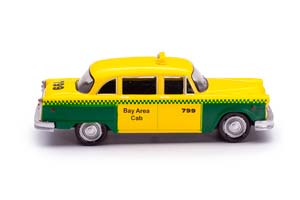 CHECKER A11/A12 SAN-FRACISCO TAXI 1980 ТАКСИ САН-ФРАНЦИСКО ЖЕЛТЫЙ С ЗЕЛЕНЫМ — фото 5