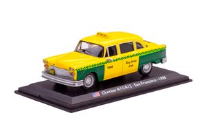 CHECKER A11/A12 SAN-FRACISCO TAXI 1980 ТАКСИ САН-ФРАНЦИСКО ЖЕЛТЫЙ С ЗЕЛЕНЫМ — фото 9