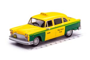 CHECKER A11/A12 SAN-FRACISCO TAXI 1980 ТАКСИ САН-ФРАНЦИСКО ЖЕЛТЫЙ С ЗЕЛЕНЫМ — фото 11
