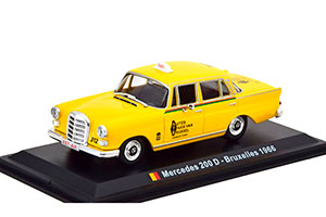 MERCEDES W110 200 D TAXI BRUXELLES 1966 YELLOW