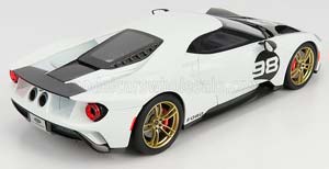 FORD GT N 98 (2021) - TRIBUTE 24H DAYTONA K.MILES L.RUBY (1966), WHITE CARBON RED — фото 2