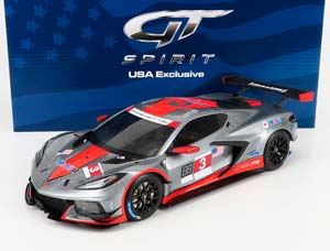 CHEVROLET C8.R 5.5L V8 TEAM CORVETTE RACING N3 12H SEBRING LHD (2021) A.GARCIA - J.TAYLOR - N.CATSBURG, GREY RED