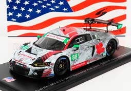 AUDI R8 LMS GT3 TEAM WRT SPEEDSTAR AUDI SPORT N88 3RD GTD CLASS 24H DAYTONA (2020) M.BORTOLOTTI - R.INEICHEN - D.MORAD - D.VANTHOOR, WHITE GREY RED