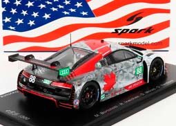 AUDI R8 LMS GT3 TEAM WRT SPEEDSTAR AUDI SPORT N88 3RD GTD CLASS 24H DAYTONA (2020) M.BORTOLOTTI - R.INEICHEN - D.MORAD - D.VANTHOOR, WHITE GREY RED — фото 2
