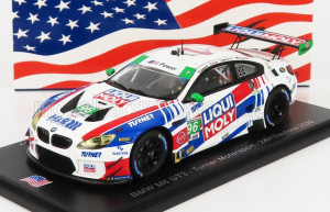 BMW 6-SERIES M6 GT3 TEAM TURNER MOTORSPORT LIQUI MOLY N96 24H DAYTONA (2020) J.KLINGMANN - D.MACHAVERN - B.AUBERLEN - R.FOLEY, WHITE RED BLUE