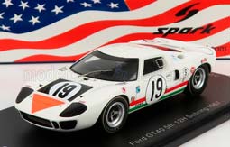 FORD GT40 MKIV 7.0L V8 #19 12H SEBRING (1967) N.VACCARELLA - U.MAGLIOLI, WHITE