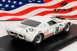 FORD GT40 MKIV 7.0L V8 #19 12H SEBRING (1967) N.VACCARELLA - U.MAGLIOLI, WHITE — фото 2