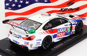 BMW 6-SERIES M6 GT3 TEAM TURNER MOTORSPORT N96 12H SEBRING (2021) B.AUBERLEN - R.FOLEY - A.READ, WHITE — фото 2