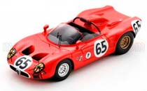 ALFA ROMEO 33 SPIDER TEAM AUTODELTA #65 12H SEBRING (1967) A.DE ADAMICH - T.ZECCOLI, RED