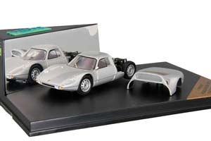 PORSCHE 904 GTS 1964 SILVER WITH REMOVABLE HOOD