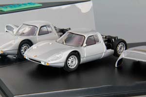 PORSCHE 904 GTS 1964 SILVER WITH REMOVABLE HOOD — фото 2