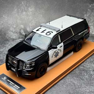 CHEVROLET SUBURBAN HIGHWAY PATROL 2015, BLACK / WHITE