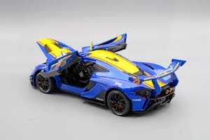 MCLAREN P1 GTR, СИНИЙ, 21 СМ — фото 4