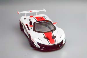 MCLAREN P1 GTR, БЕЛЫЙ, 21 СМ — фото 4