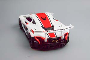 MCLAREN P1 GTR, БЕЛЫЙ, 21 СМ — фото 5