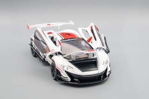 MCLAREN P1 GTR, БЕЛЫЙ, 21 СМ — фото 6