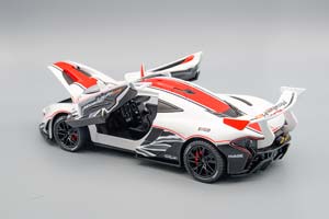 MCLAREN P1 GTR, БЕЛЫЙ, 21 СМ — фото 7
