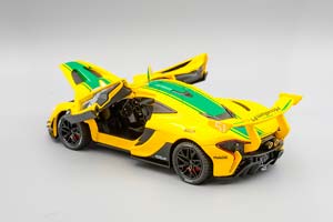 MCLAREN P1 GTR, ЖЁЛТЫЙ, 21 СМ — фото 7