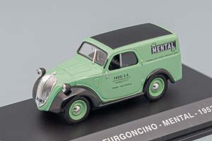 FIAT 500A FURGONCINO VAN MENTAL 1953, LIGHT GREEN BLACK