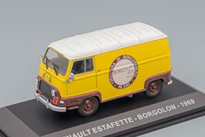 RENAULT ESTAFETTE VAN BORGOLON 1969, YELLOW BROWN WHITE