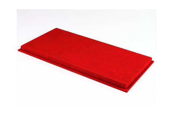 DISPLAY CASE WITH RED ALCANTARA BASE RED STITCHING / БОКС ББР 1:1 — фото 2