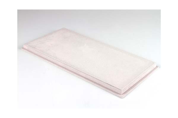 DISPLAY CASE WITH ALCANTARA BASE WHITE WHITE STITCHING / БОКС ББР 1:1 — фото 2