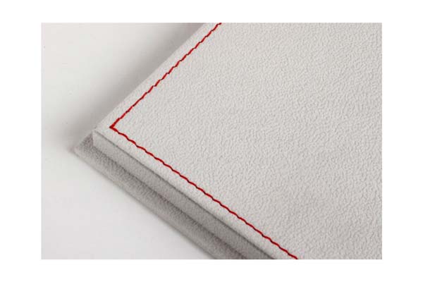DISPLAY CASE WITH ALCANTARA BASE IN LIGHT BEIGE AND RED STITCHING / БОКС ББР 1:1 — фото 4