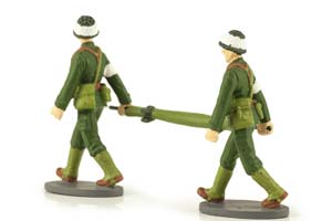 МОДЕЛЬ ФИГУРКИ FIGURINES 2 FRENCH MILITARY SANITANTS WITH STRETCHES — фото 2