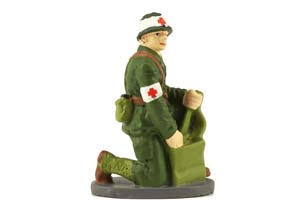 МОДЕЛЬ ФИГУРКИ FIGURINES 1 FRENCH MILITARY SANITARY WITH MEDICAL BAG — фото 3