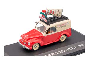 FIAT 500C FURGONCINO VAN MUTTI 1954, RED CREAM