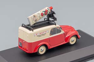 FIAT 500C FURGONCINO VAN MUTTI 1954, RED CREAM — фото 2