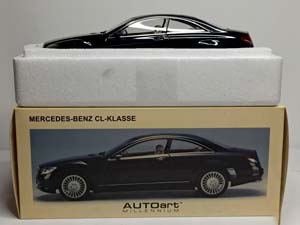 MERCEDES CL CLASS (W216) BLACK 1:18 AUTOART — фото 10