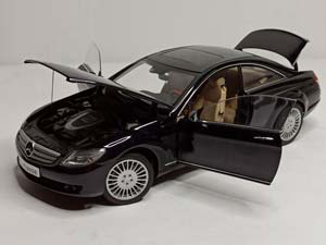 MERCEDES CL CLASS (W216) BLACK 1:18 AUTOART — фото 2