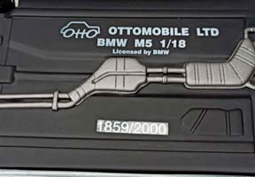 BMW M5 E34 5ER 1:18 OTTOMOBILE ДИСКИ 21 STYLING — фото 9