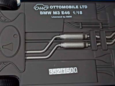 BMW M3 (E46) 2000 СИНИЙ 1:18 OTTOMOBILE — фото 10