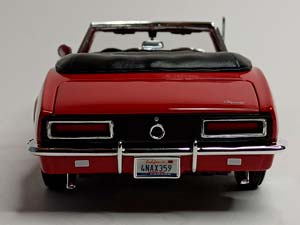 CHEVROLET CAMARO SS 396 CABRIO RED 1:18 — фото 6