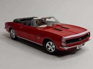 CHEVROLET CAMARO SS 396 CABRIO RED 1:18 — фото 7